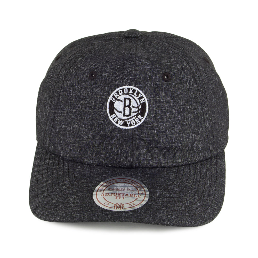 Mitchell & Ness Brooklyn Nets Baseball Cap - Melange - Charcoal