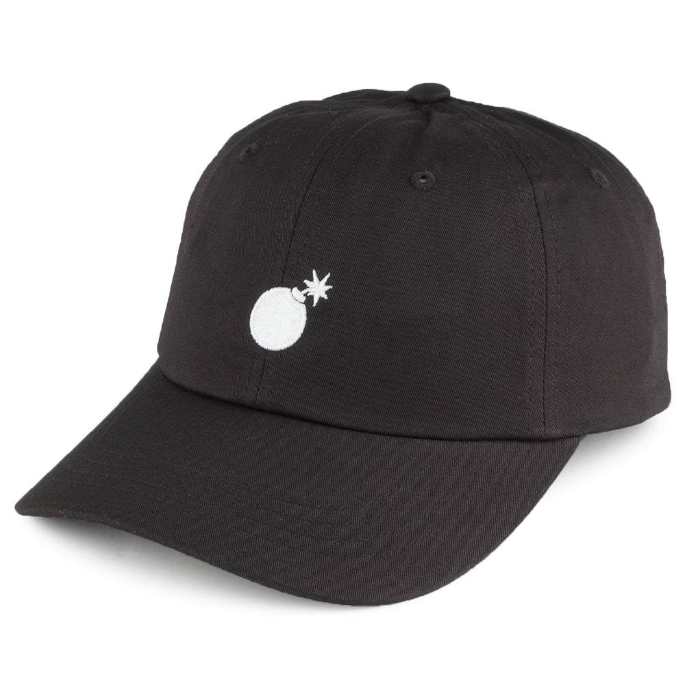 The Hundreds Solid Bomb Strapback Cap - Black-White