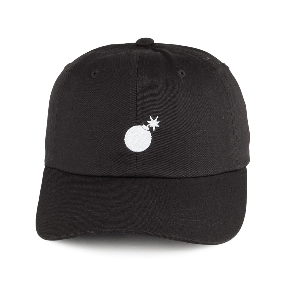 The Hundreds Solid Bomb Strapback Cap - Black-White