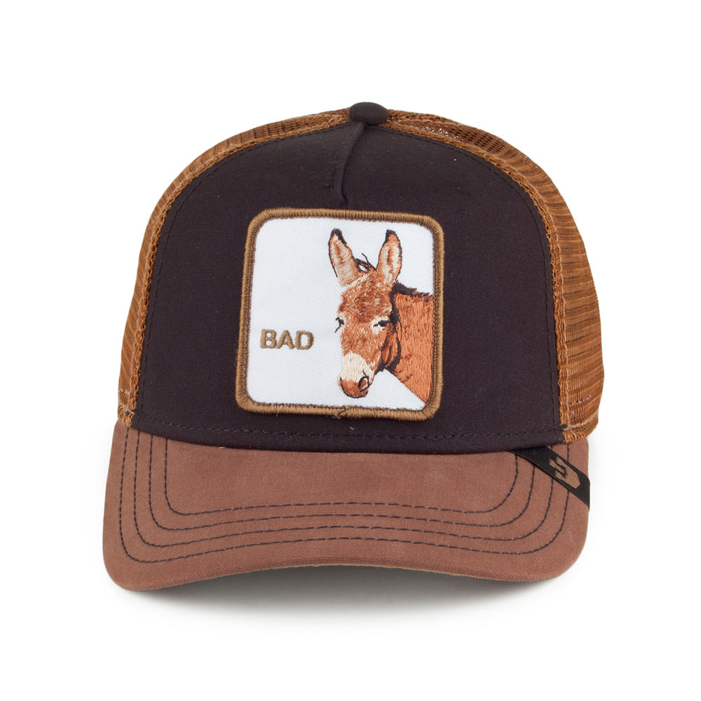 Goorin Bros. Bad Ass Trucker Cap - Black-Brown