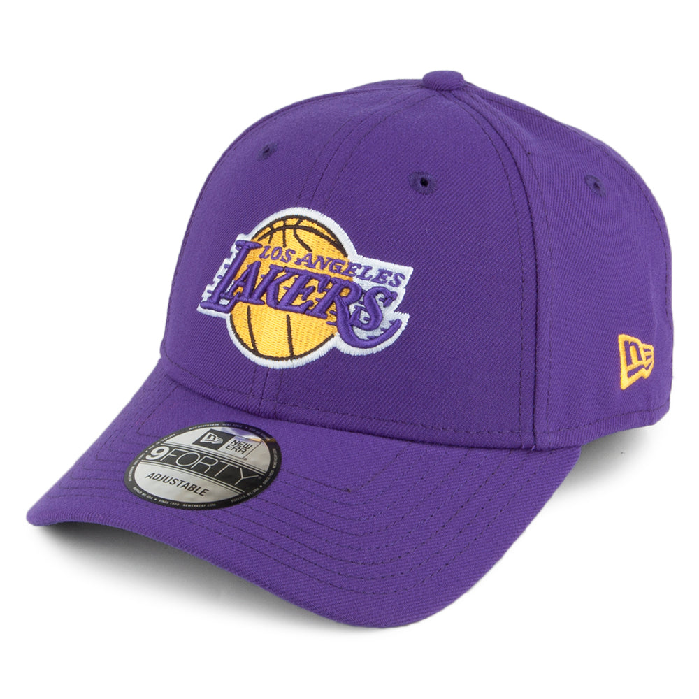 New Era 9FORTY L.A. Lakers Baseball Cap - NBA The League - Purple ...