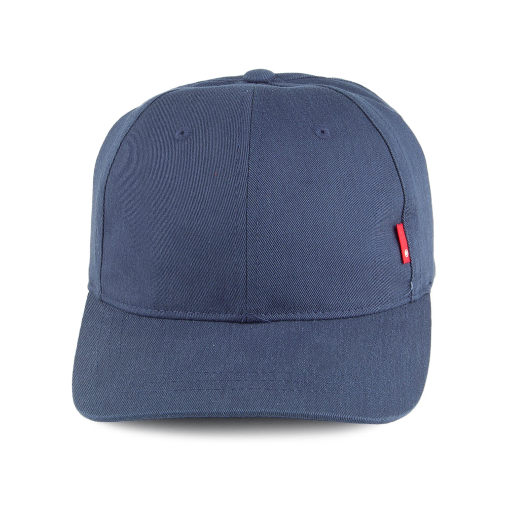 Levi's Hats Classic Twill Red Tab Baseball Cap - Blue With Blank Tab