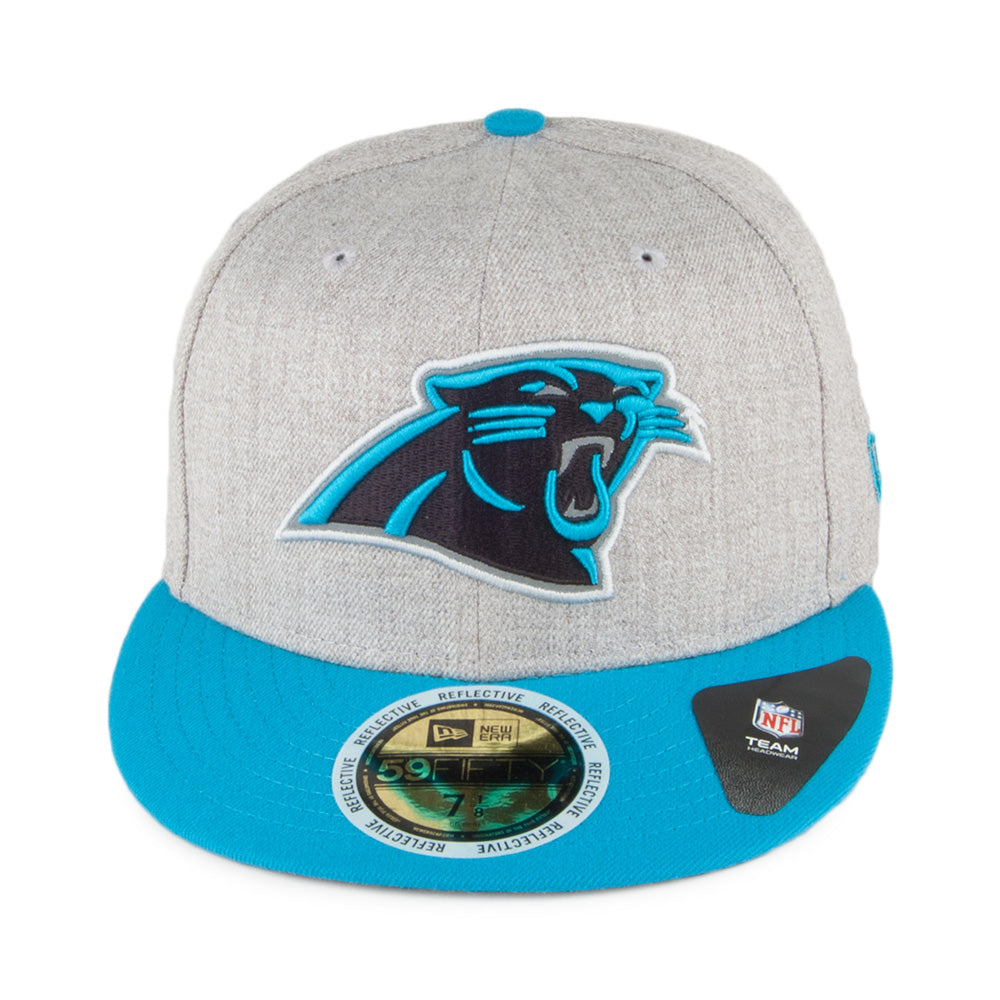 New Era 59FIFTY Carolina Panthers Baseball Cap - Reflective Heather - Grey-Blue