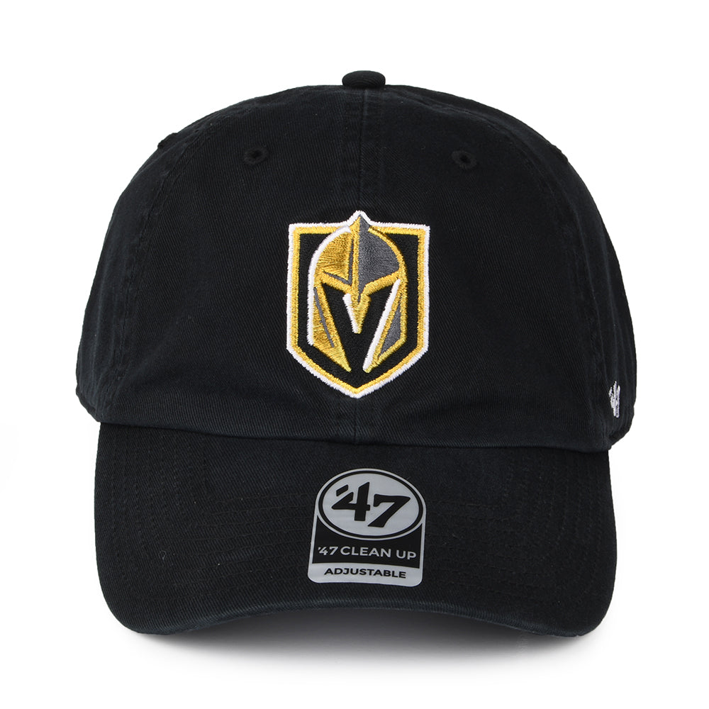 47 Brand Vegas Golden Knights Baseball Cap - NHL Clean Up - Black