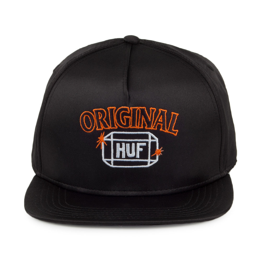 HUF Cabbie Snapback Cap - Black