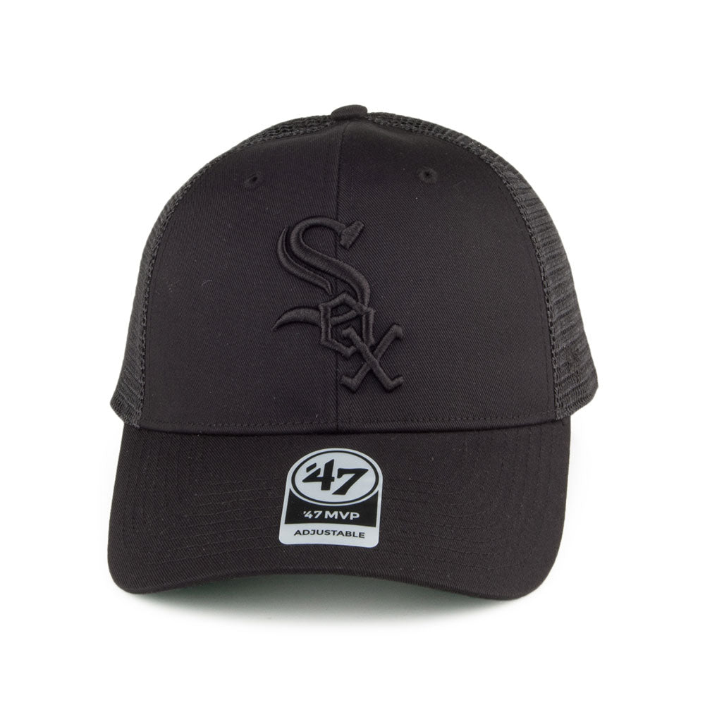 47 Brand Chicago White Sox Trucker Cap - MLB Branson MVP - Black