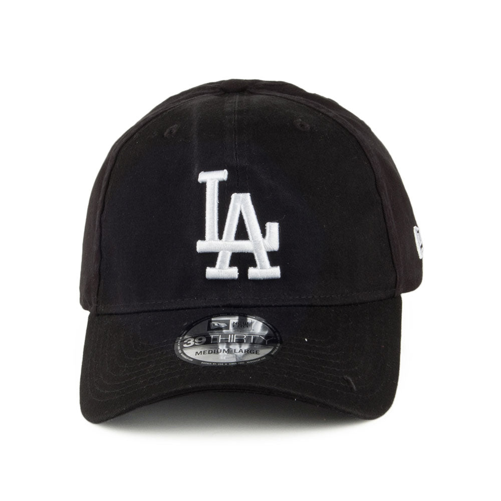 New Era 39THIRTY L.A. Dodgers Baseball Cap - MLB Washed - Black