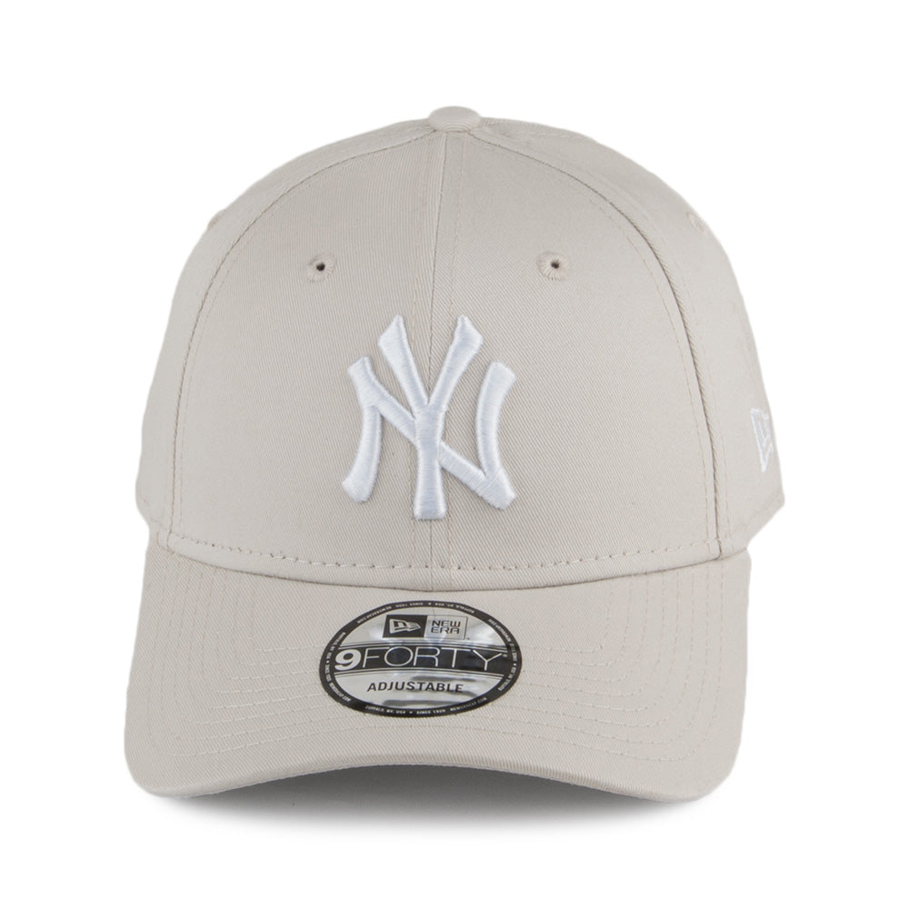 New Era 9FORTY New York Yankees Baseball Cap - MLB League Essential - Stone