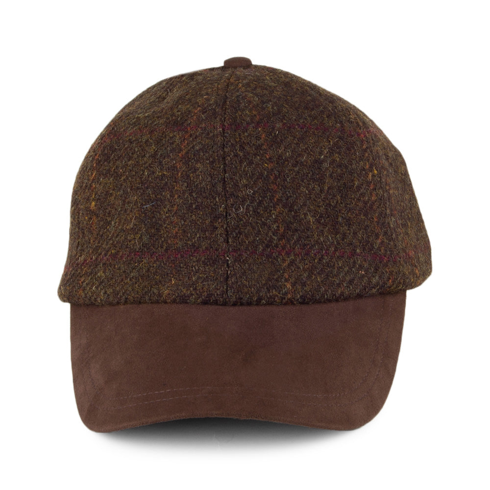 Failsworth Hats Harris Tweed Baseball Cap - Peat