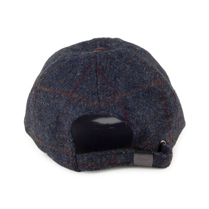 Failsworth Hats Harris Tweed Baseball Cap - Blue-Brown