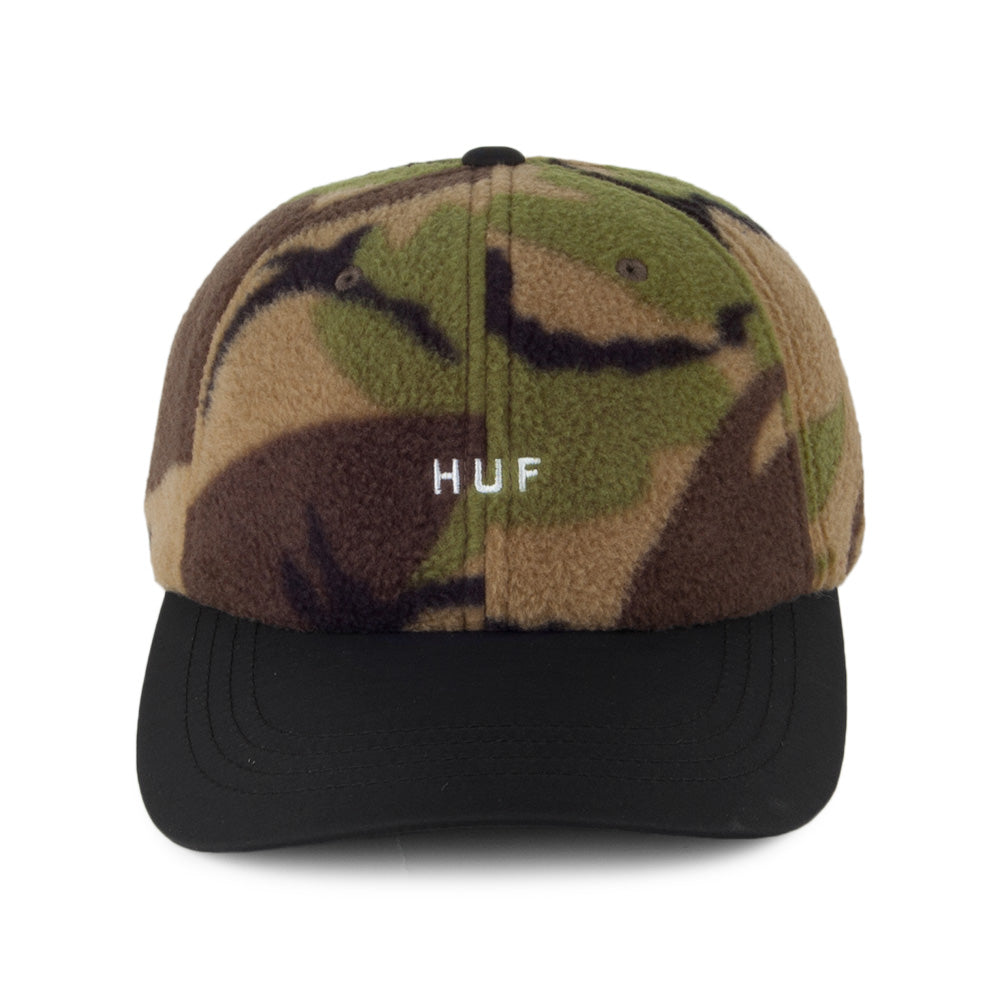 HUF Polar Fleece CV 6 Panel Baseball Cap - Camouflage