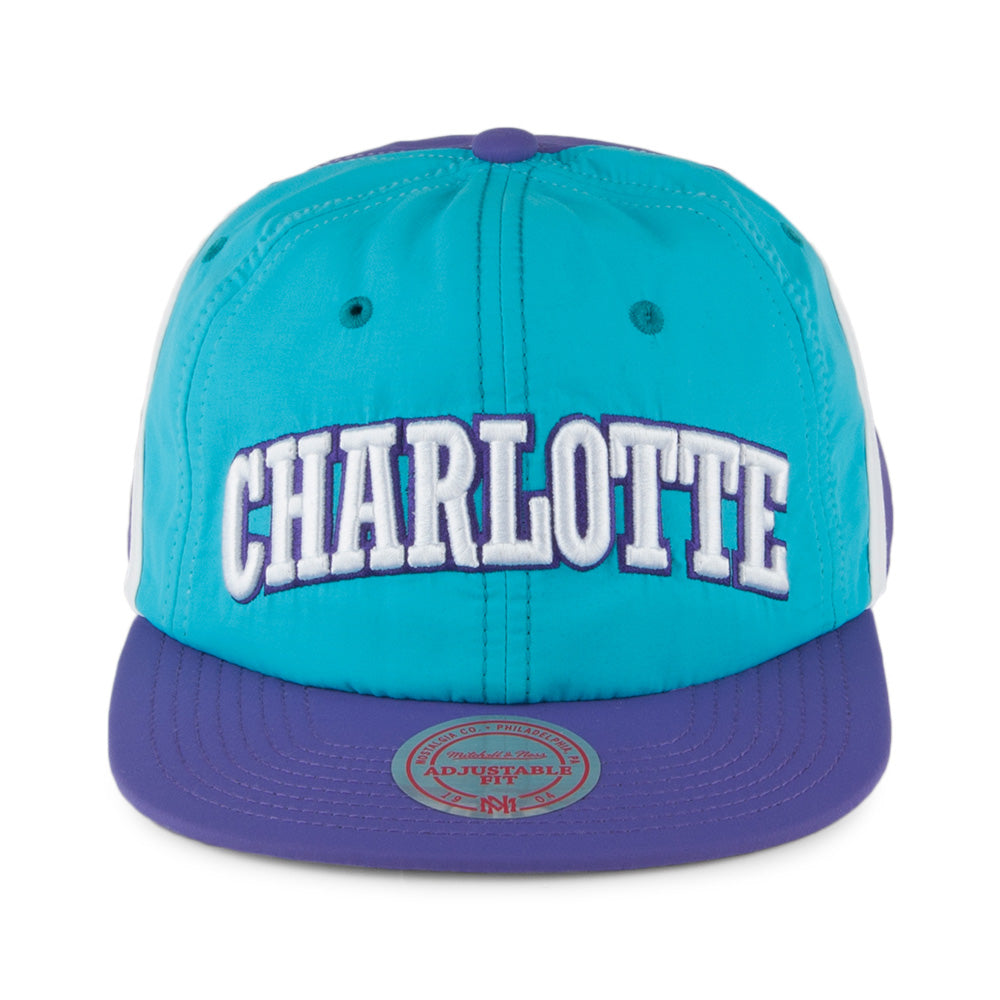 Mitchell & Ness Charlotte Hornets Snapback Cap - Anorak - Teal-Purple