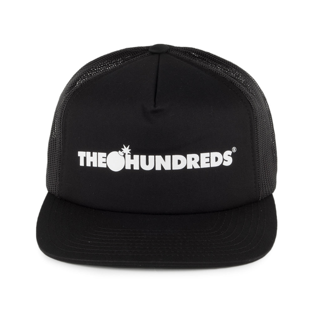 The Hundreds Bar Logo Polyester Trucker Cap - Black