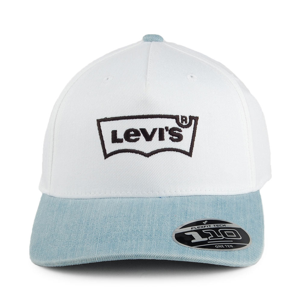 Levi's Hats Batwing Outline Flexfit Baseball Cap - Light Blue