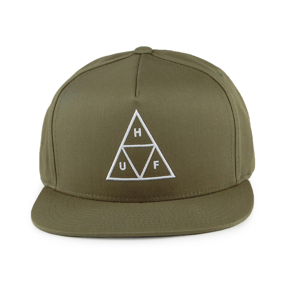 HUF Triple Triangle Snapback Cap - Olive