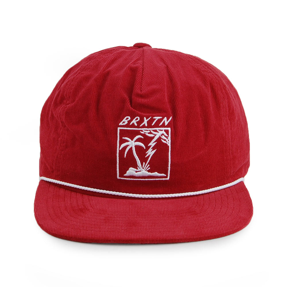 Brixton Hats Stranded HP Baseball Cap - Burgundy