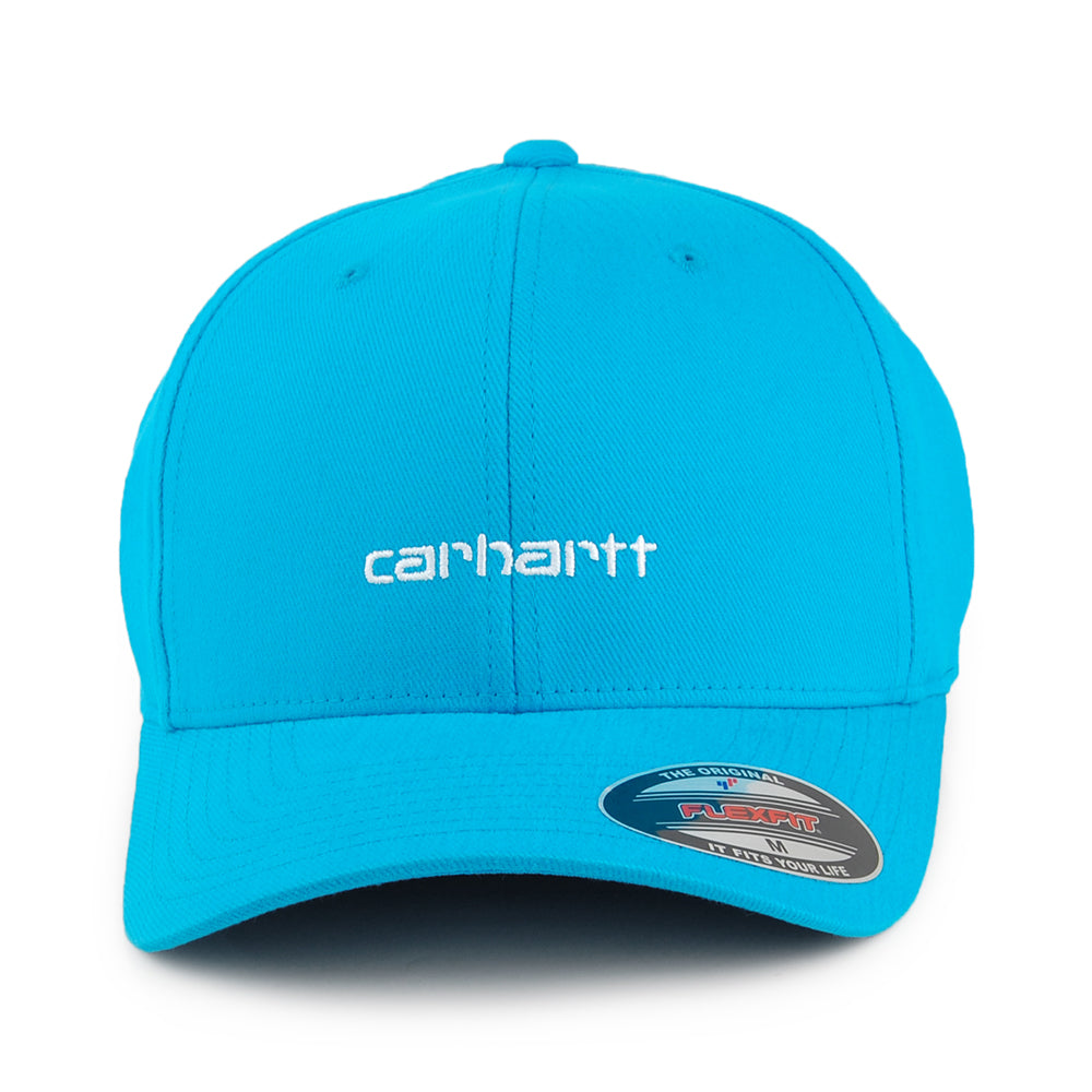 Carhartt WIP Hats Script Flexfit Baseball Cap - Dark Teal