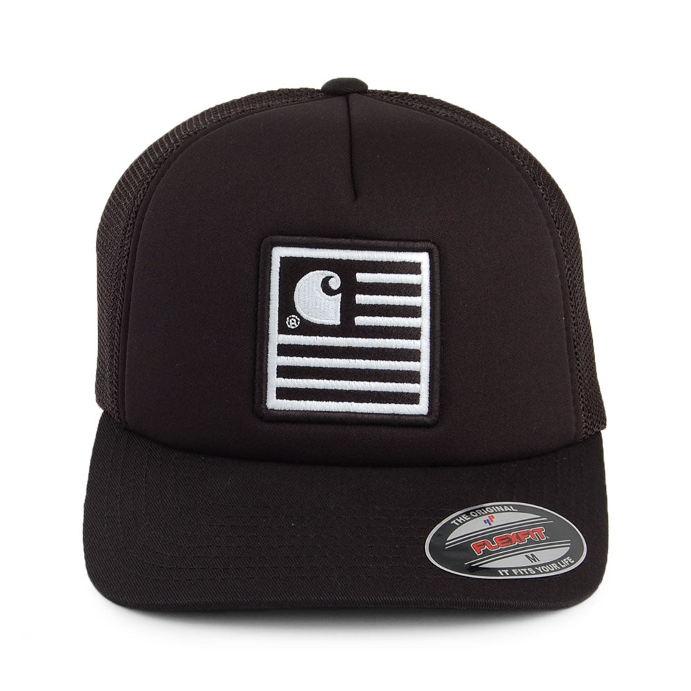 Carhartt WIP Hats State Patch Trucker Cap - Black