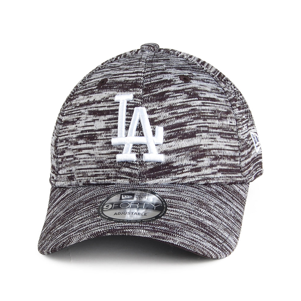 New Era 9FORTY L.A. Dodgers Baseball Cap - Engineered Fit - Black Heather