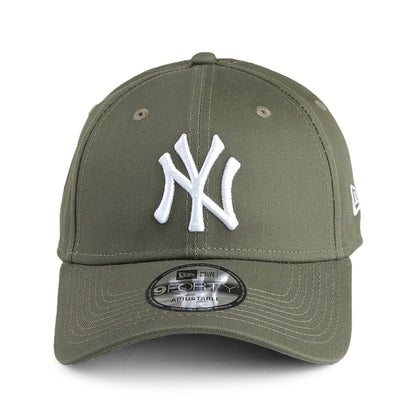 New Era 9FORTY New York Yankees Baseball Cap - MLB League Essential - Olive