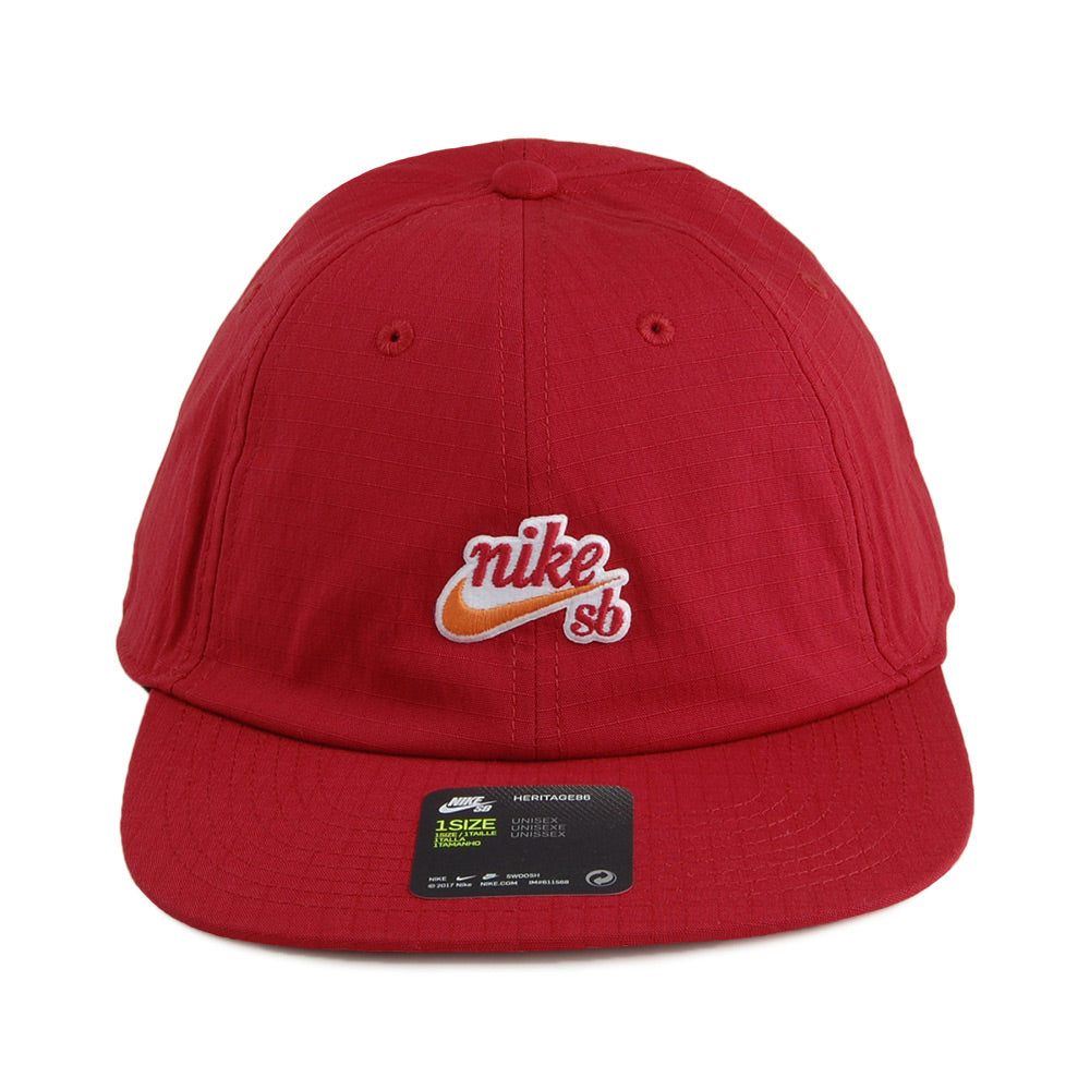 Nike SB Hats H86 Retro Flatbill Baseball Cap - Red