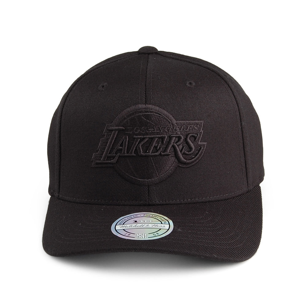 Mitchell & Ness L.A. Lakers Baseball Cap - 110 Black On Black - Black