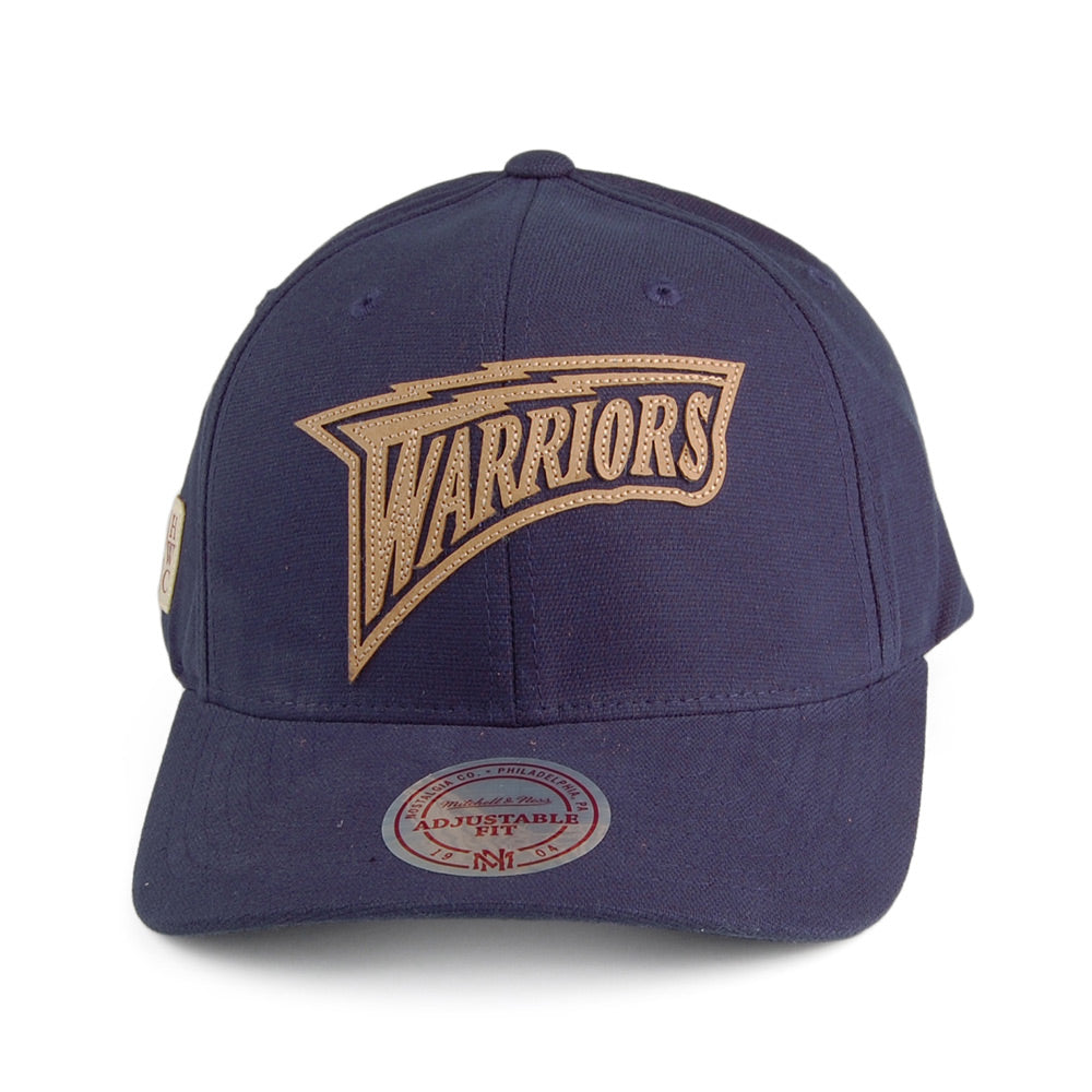 Mitchell & Ness Golden State Warriors Baseball Cap - Gameplan - Navy Blue