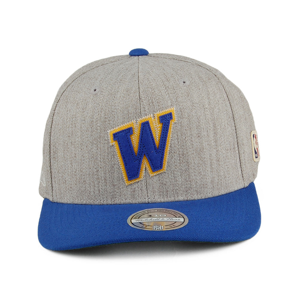 Mitchell & Ness Golden State Warriors Snapback Cap - Hometown - Grey-Blue