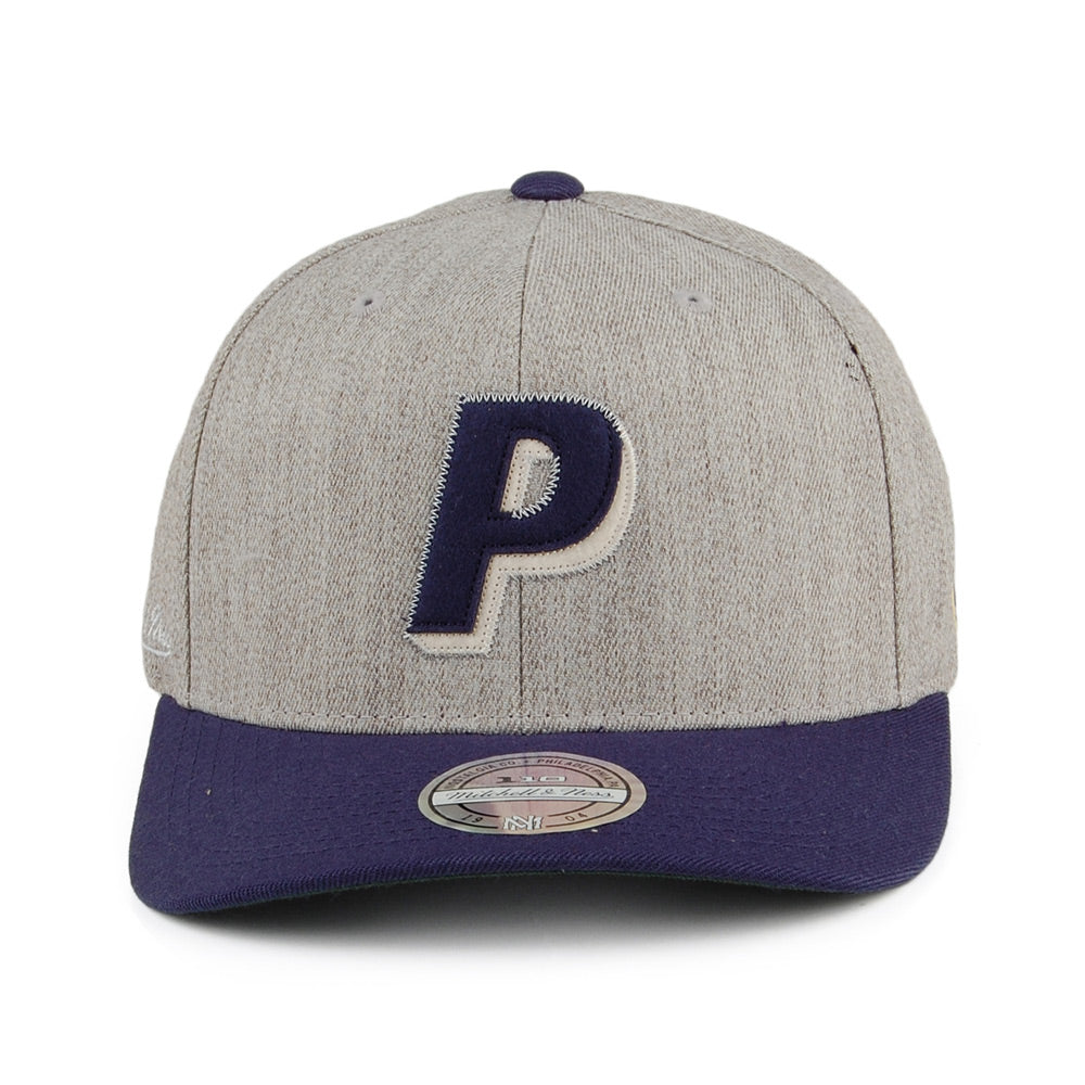 Mitchell & Ness Indiana Pacers Snapback Cap - Hometown - Grey-Navy