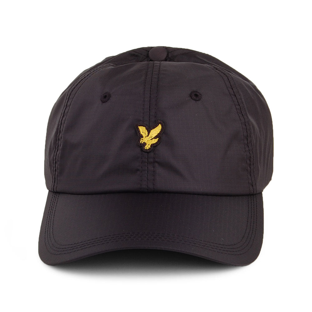 Lyle & Scott Hats Nylon Ripstop Baseball Cap - Black