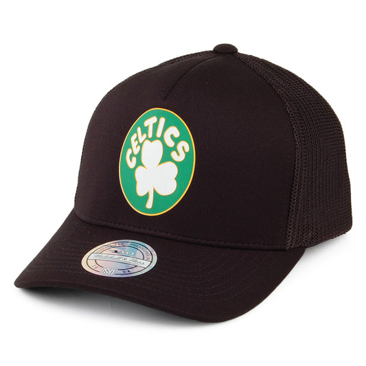 Mitchell & Ness Boston Celtics Trucker Cap - Vintage Jersey - Black