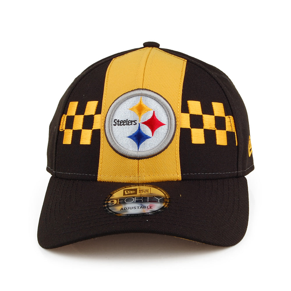 New Era 9FORTY Pittsburgh Steelers Baseball Cap - NFL Draft - Black-Yellow