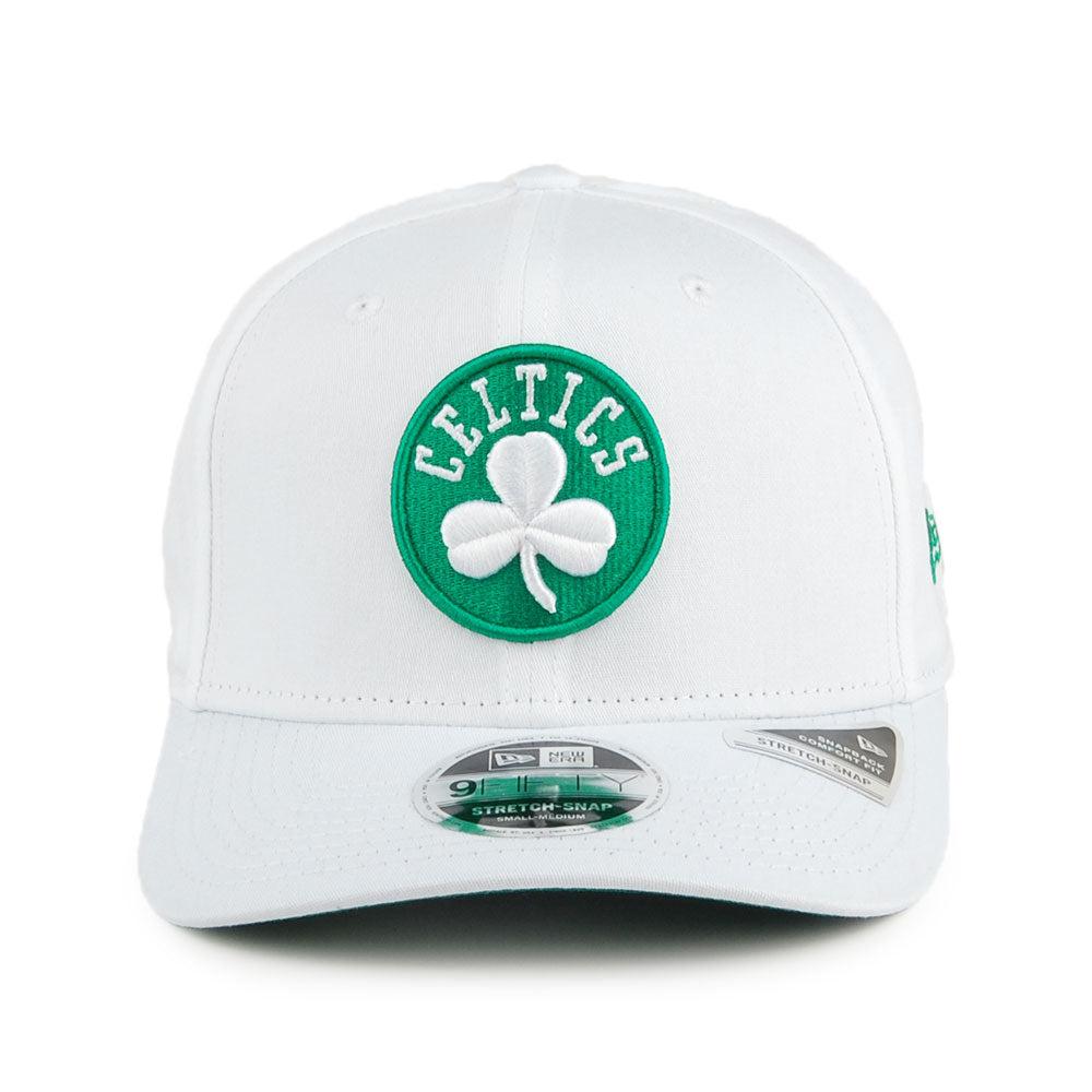 New Era 9FIFTY Boston Celtics Snapback Cap - Stretch Snap - White