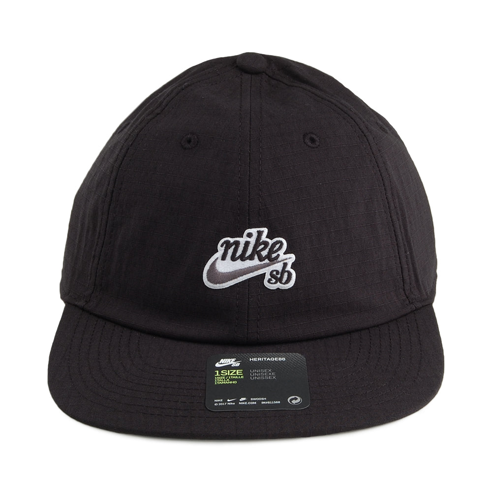 Nike SB Hats H86 Retro Flatbill Baseball Cap - Black