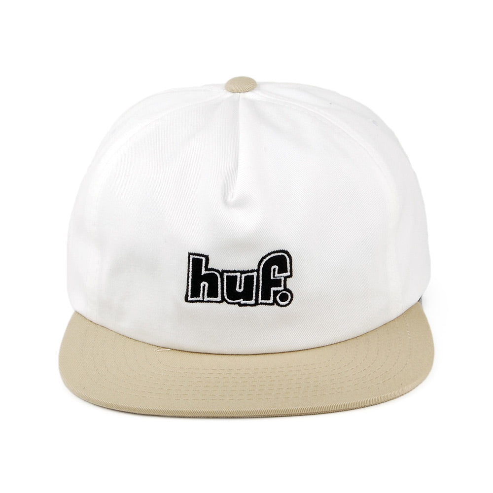 HUF 1993 Logo Cotton Strapback Cap - White