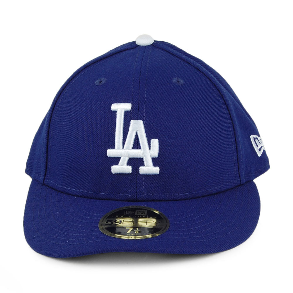 New Era 59FIFTY L.A. Dodgers Low Profile Baseball Cap - MLB On Field AC Perf - Blue