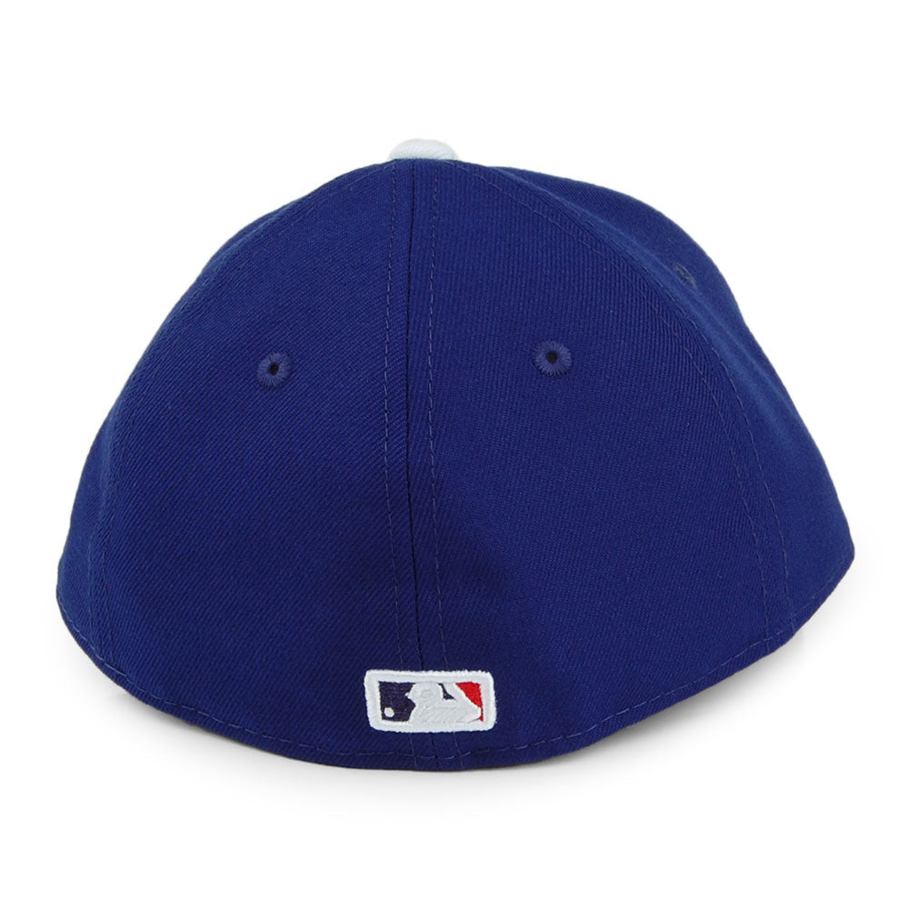 New Era 59FIFTY L.A. Dodgers Low Profile Baseball Cap - MLB On Field AC Perf - Blue