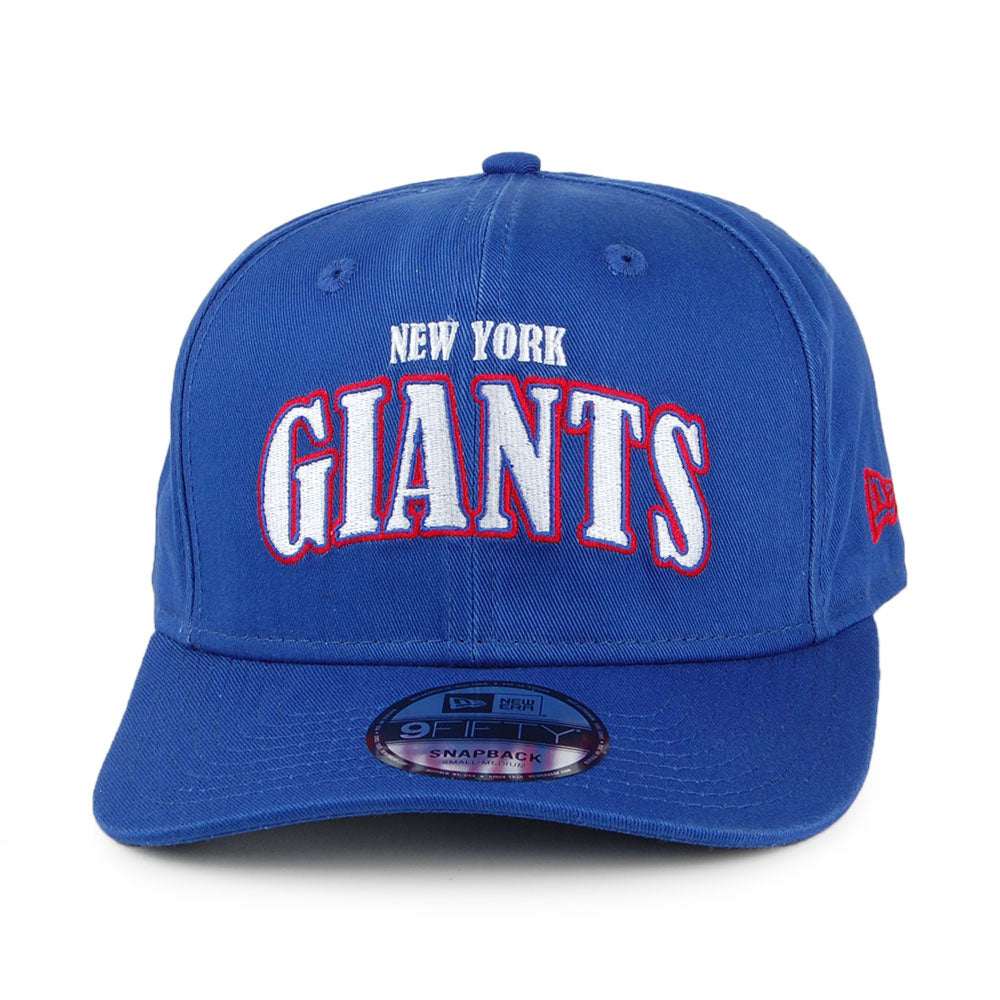 New Era 9FIFTY New York Giants Snapback Cap - NFL Pre-Curved - Blue