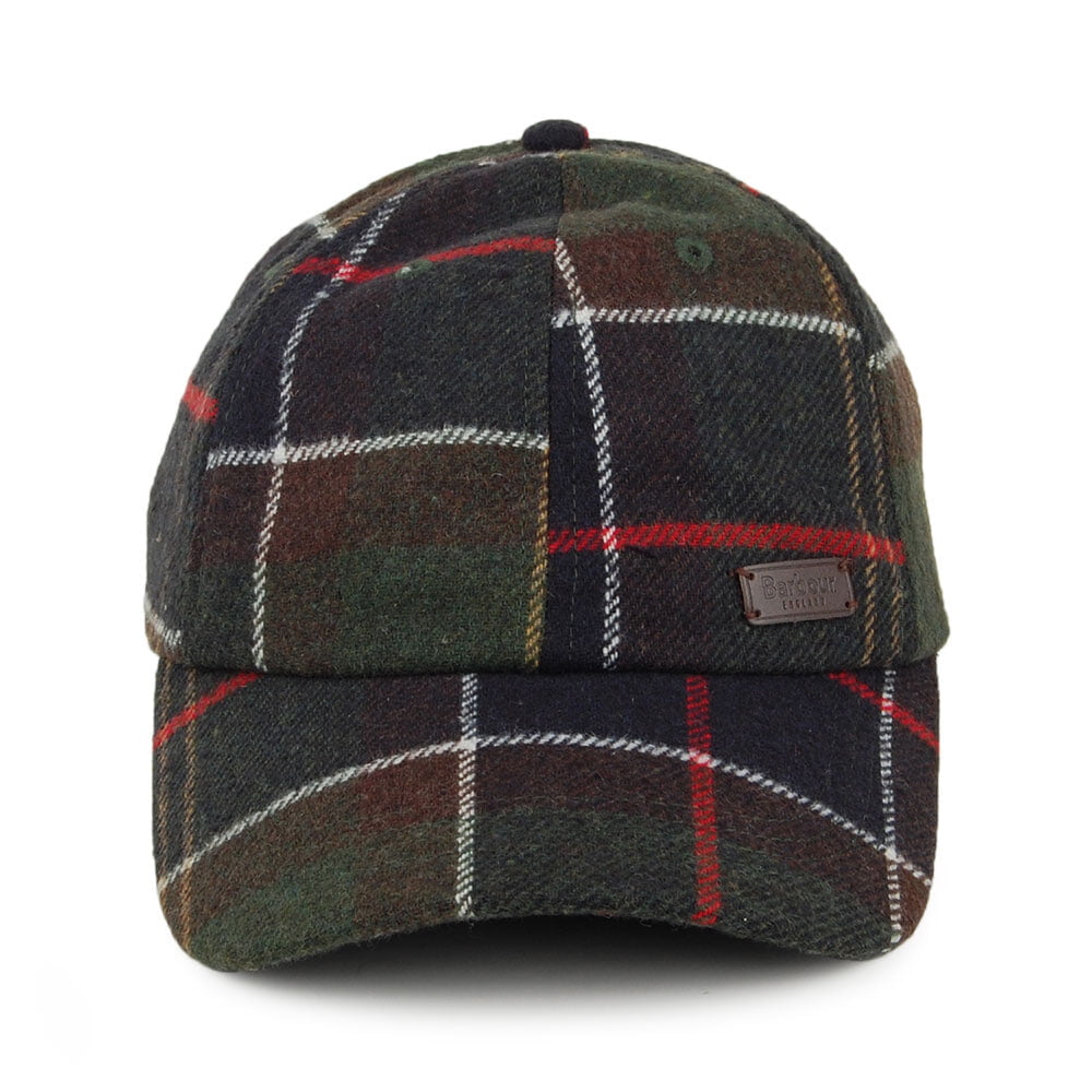 Barbour Hats Galingale Tartan Baseball Cap - Navy-Olive