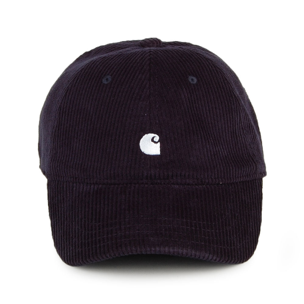 Carhartt WIP Hats Harlem Corduroy Baseball Cap - Dark Navy