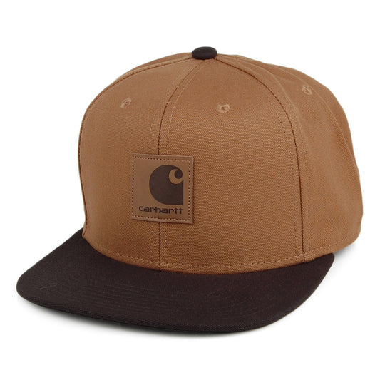 Carhartt WIP Hats Bi-Coloured Logo Snapback Cap - Brown-Black