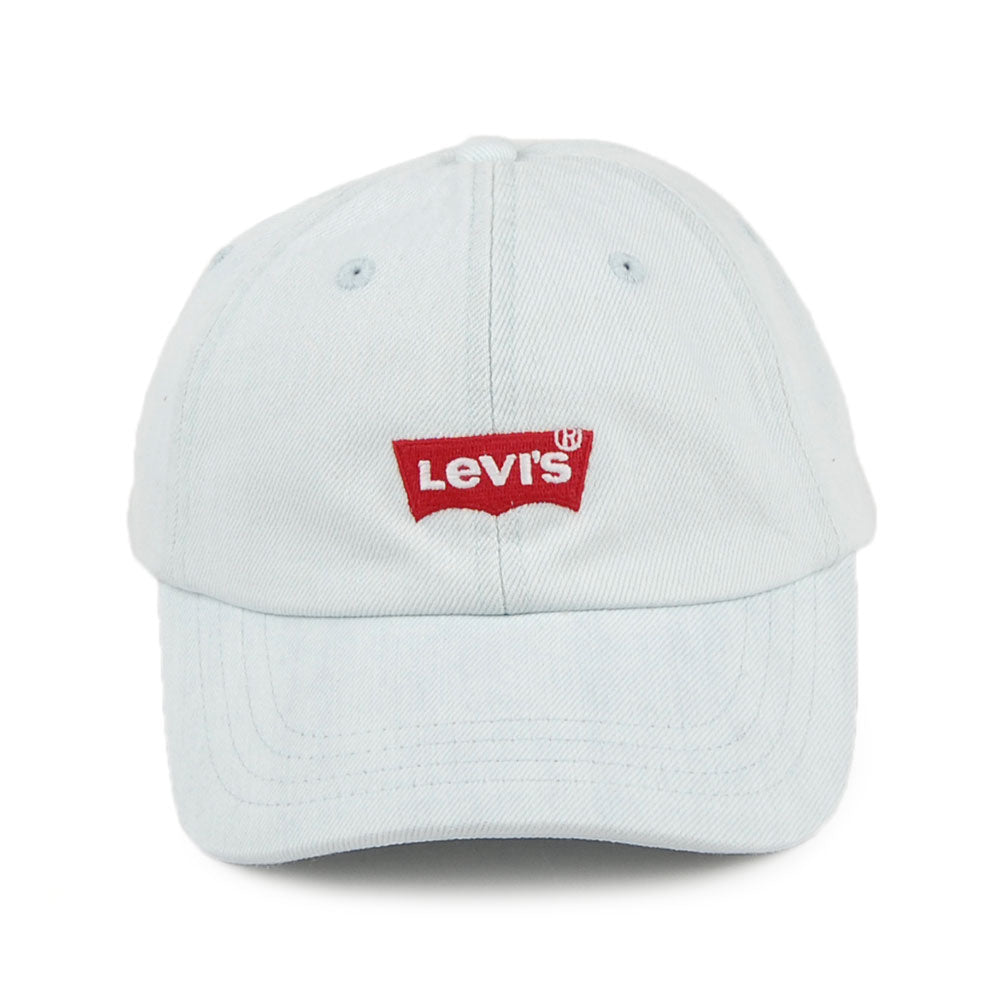 Levi's Hats Mid Batwing Denim Baseball Cap - Light Blue