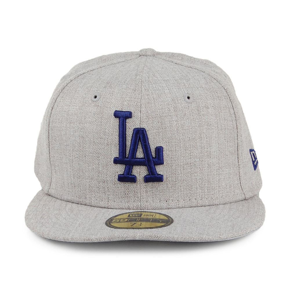 New Era 59FIFTY L.A. Dodgers Baseball Cap - MLB Heather Gray Series - Heather Grey