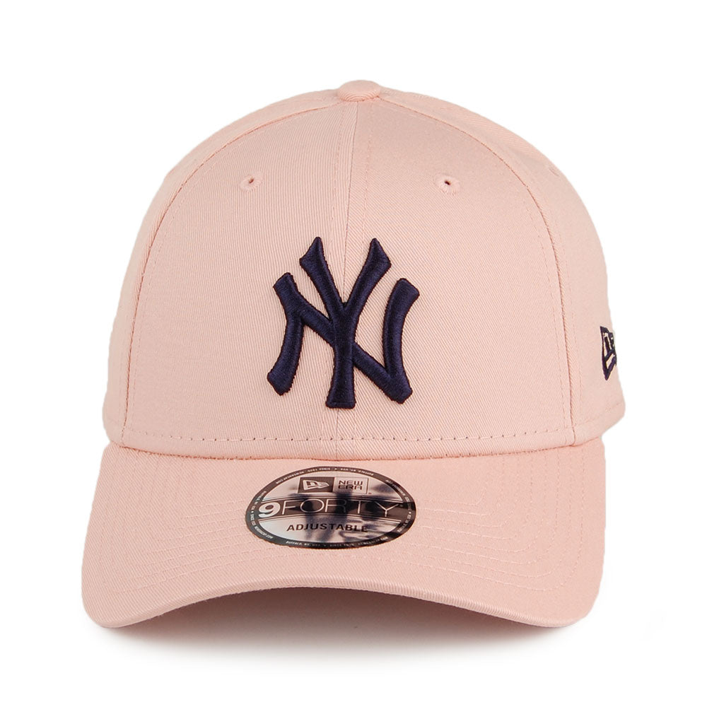 New Era 9FORTY New York Yankees Baseball Cap - MLB League Essential - Pink-Navy