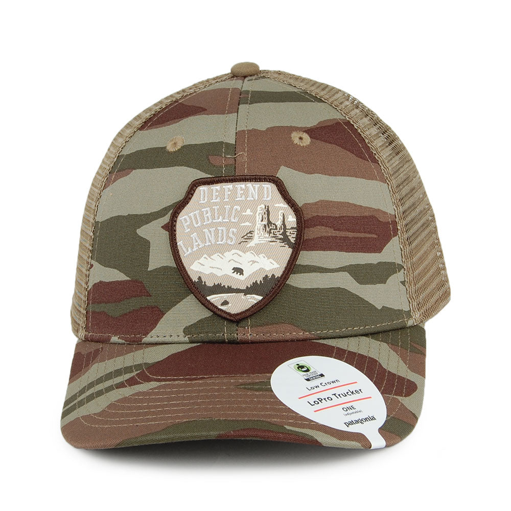 Patagonia Hats Defend Public Lands LoPro Trucker Cap - Camouflage