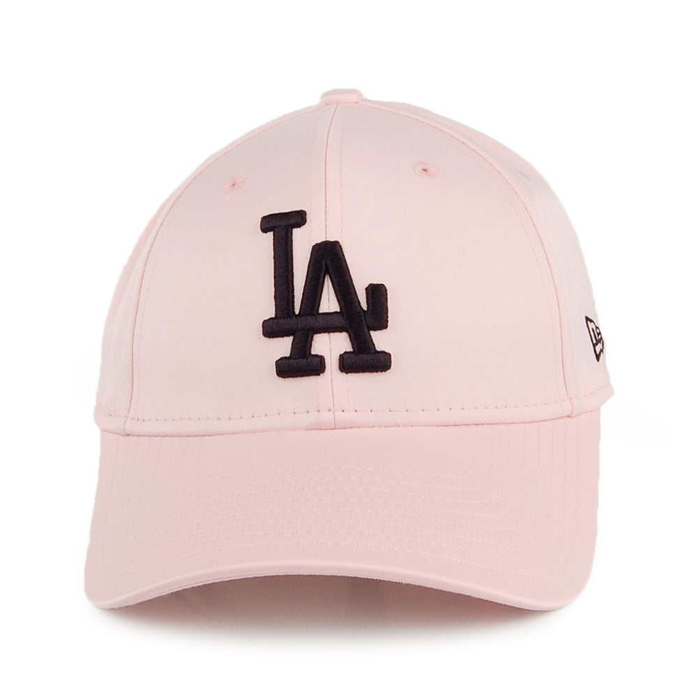 New Era Womens 9FORTY L.A. Dodgers Satin Baseball Cap - MLB - Pink-Black