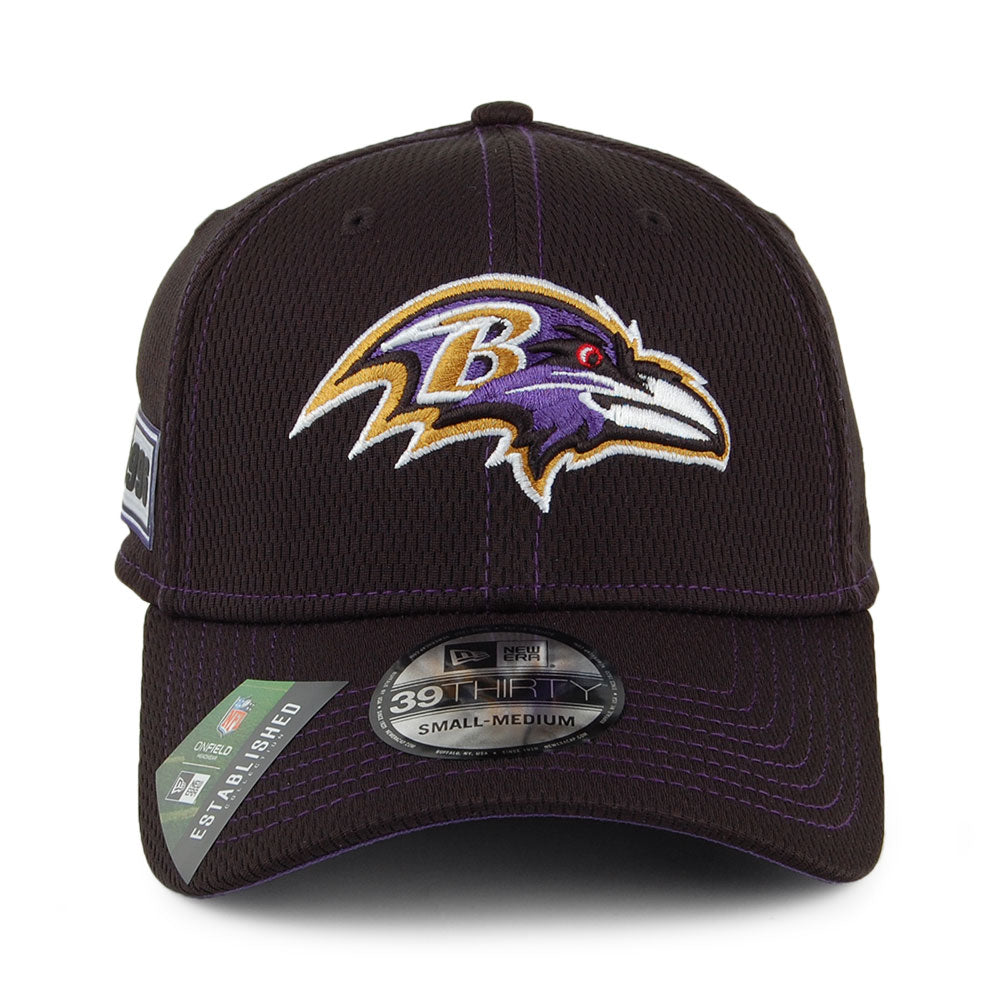 New Era 39THIRTY Baltimore Ravens Baseball Cap - NFL Onfield Road - Black