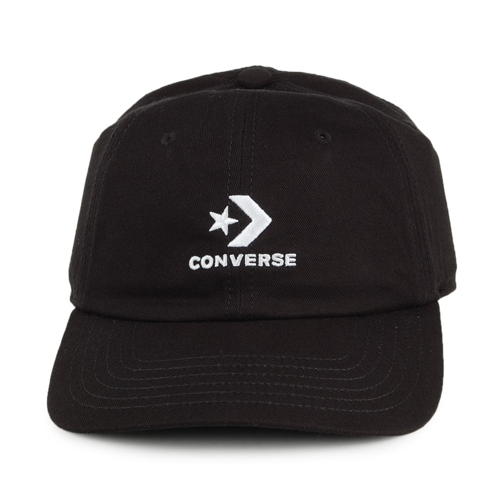 Converse Lock Up Cotton Baseball Cap - Black