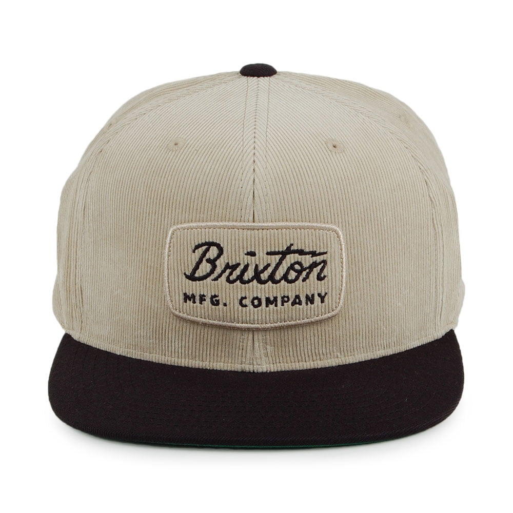 Brixton Hats Jolt Snapback Cap - Cream-Black