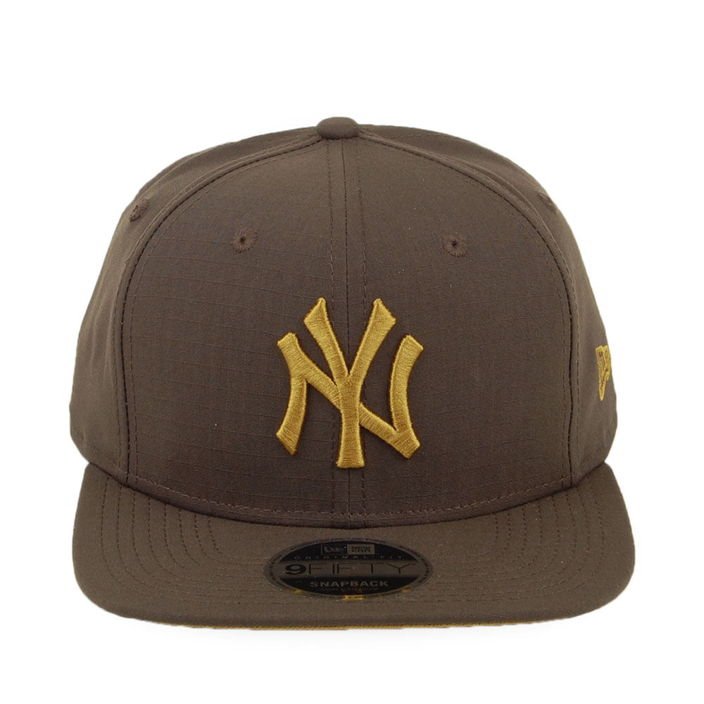 New Era 9FIFTY New York Yankees Snapback Cap - MLB Utility - Olive-Gold